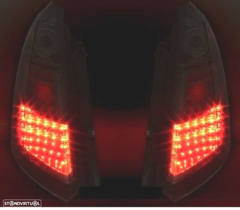 FAROLINS TRASEIROS FIAT GRANDE PUNTO 05-09 LED ESCURECIDOS - 2