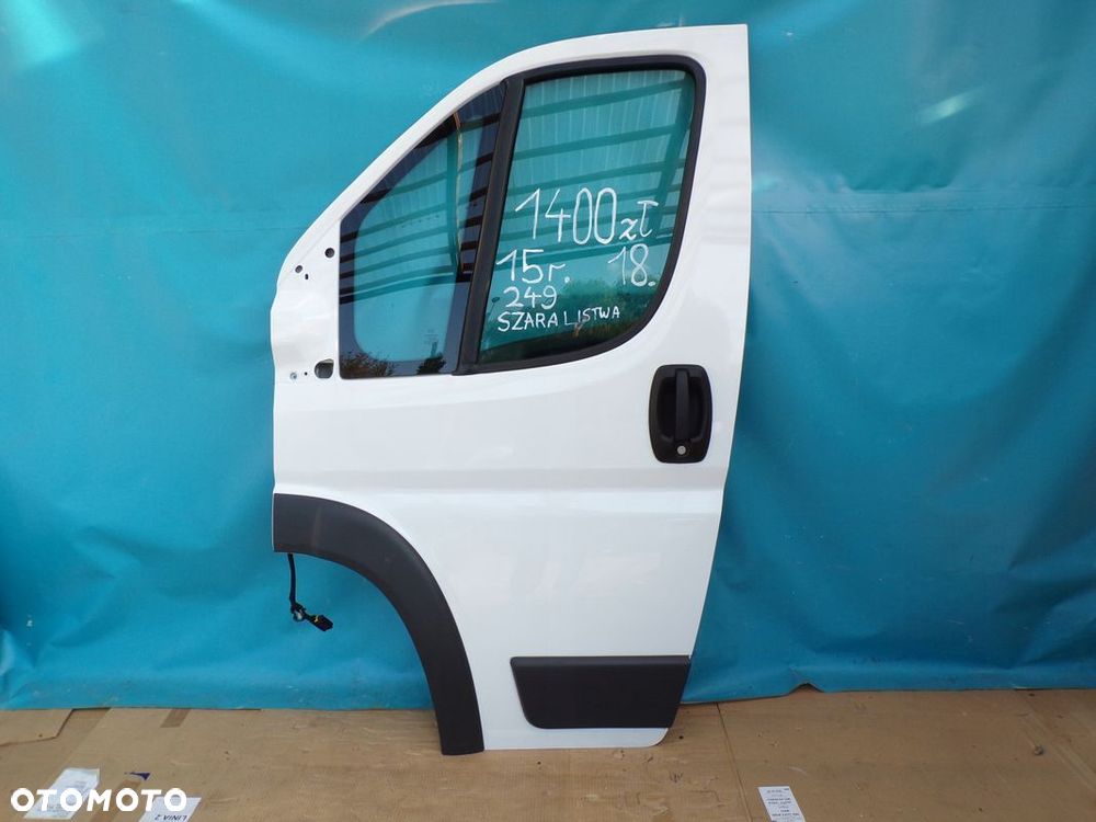 DUCATO JUMPER BOXER drzwi przednie PRAWE BIAŁE 249 przód MAXI do ZAŁOŻENIA - 1