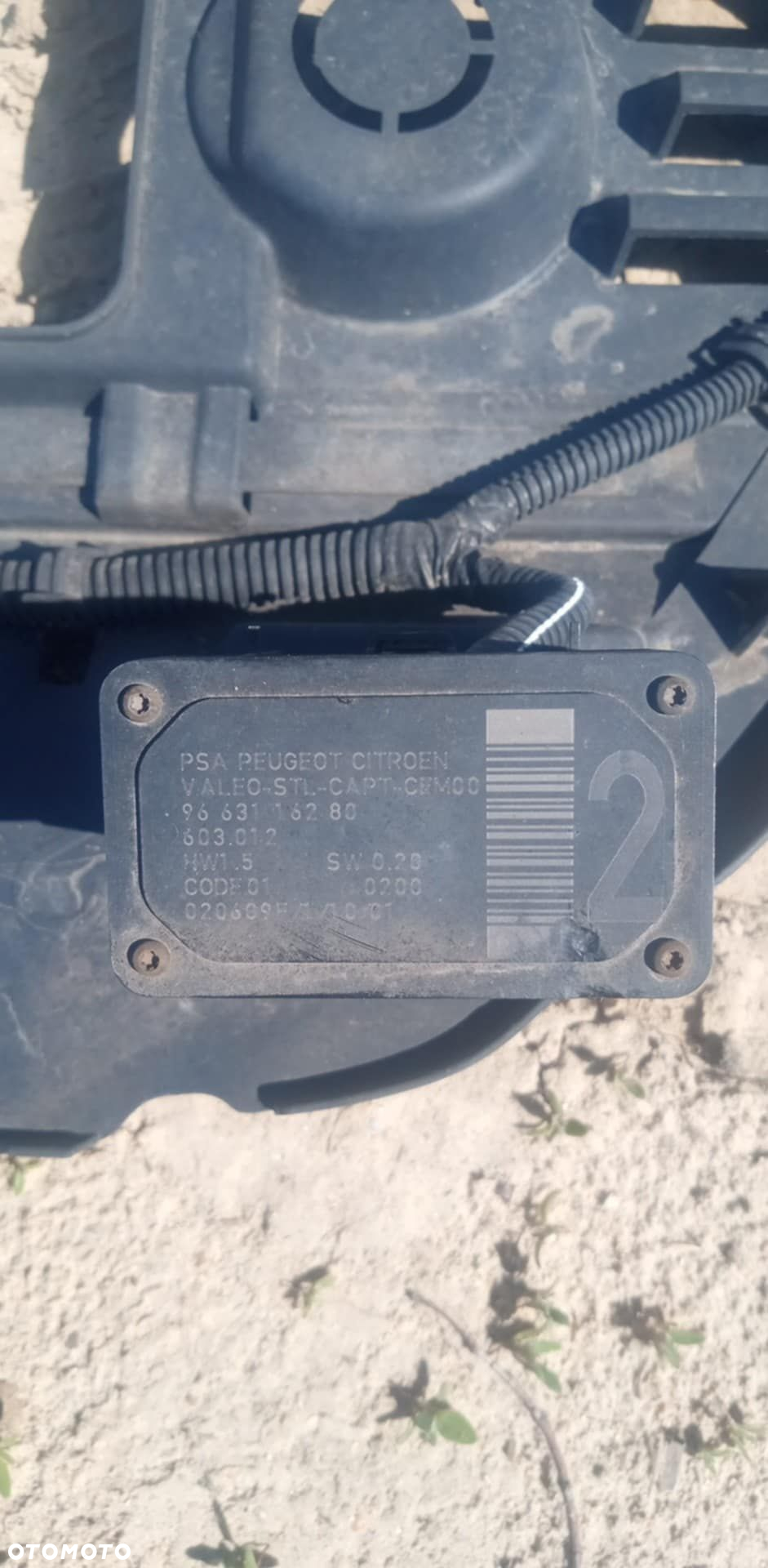 Osłona dolna zderzaka citroen C5 x7 III z czujnikami - 4