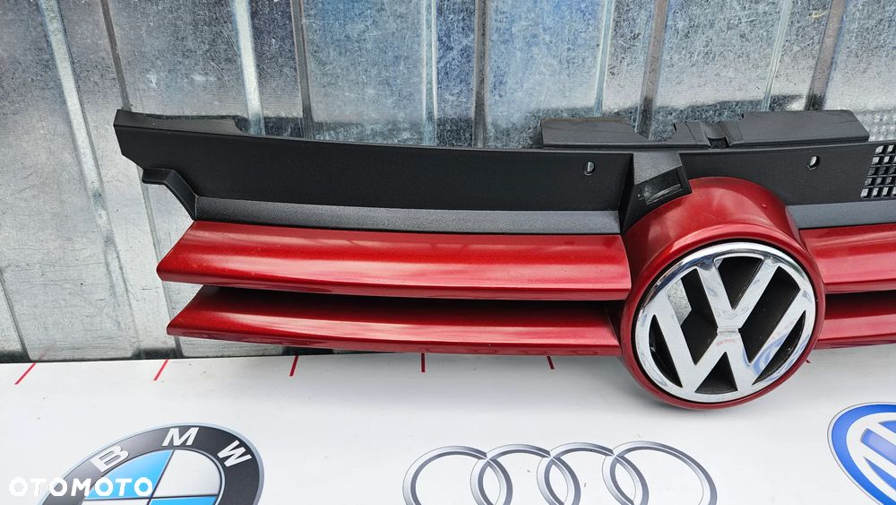 VW Golf IV 4 1J Atrapa zderzaka przedniego Grill Kratka środkowa Logo VW 1J0853651F kolor LC3K - 3