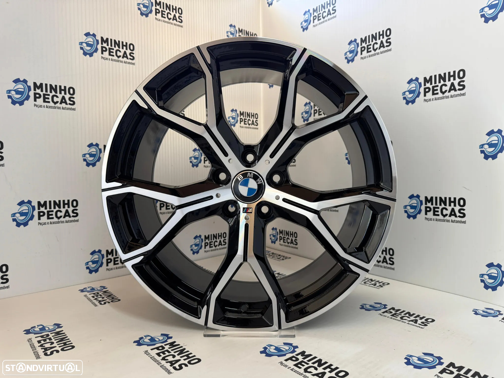 Jantes Look BMW X6 M em 20 (5x120) Preto e Polido - 8