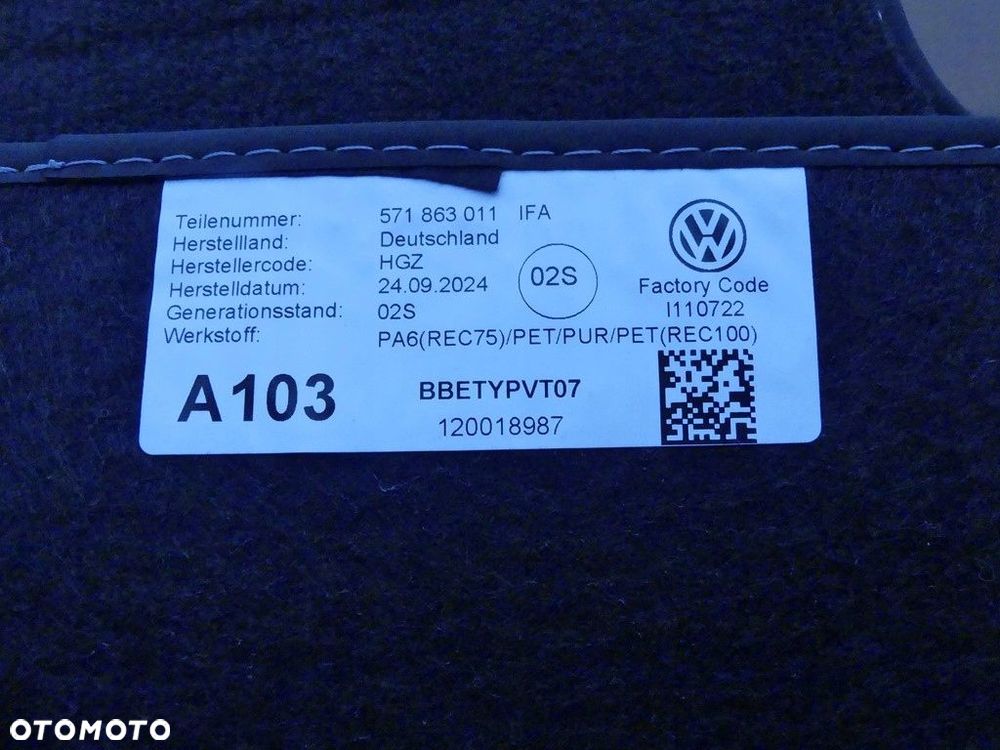 DW TIGUAN 3 R LINE DYWANIKI WELUROWE 571863011 - 4