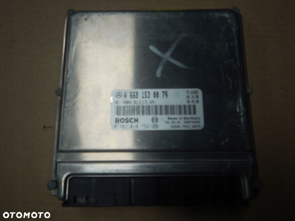 KOMPUTER STEROWNIK SILNIKA MERCEDES A W168 1.7 A6681530079 - 1