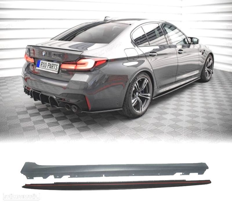 EMBALADEIRAS LATERAIS BMW G30 G31 17- LOOK M PERFORMANCE - 1