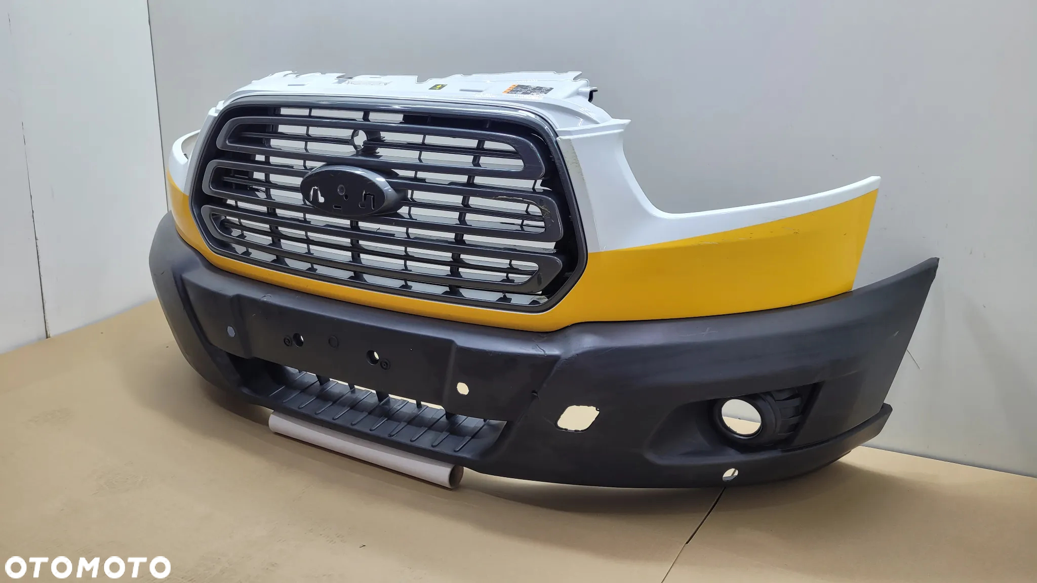 Ford Transit MK8 VIII 12-18 Zderzak Przód Przedni PDC - 4