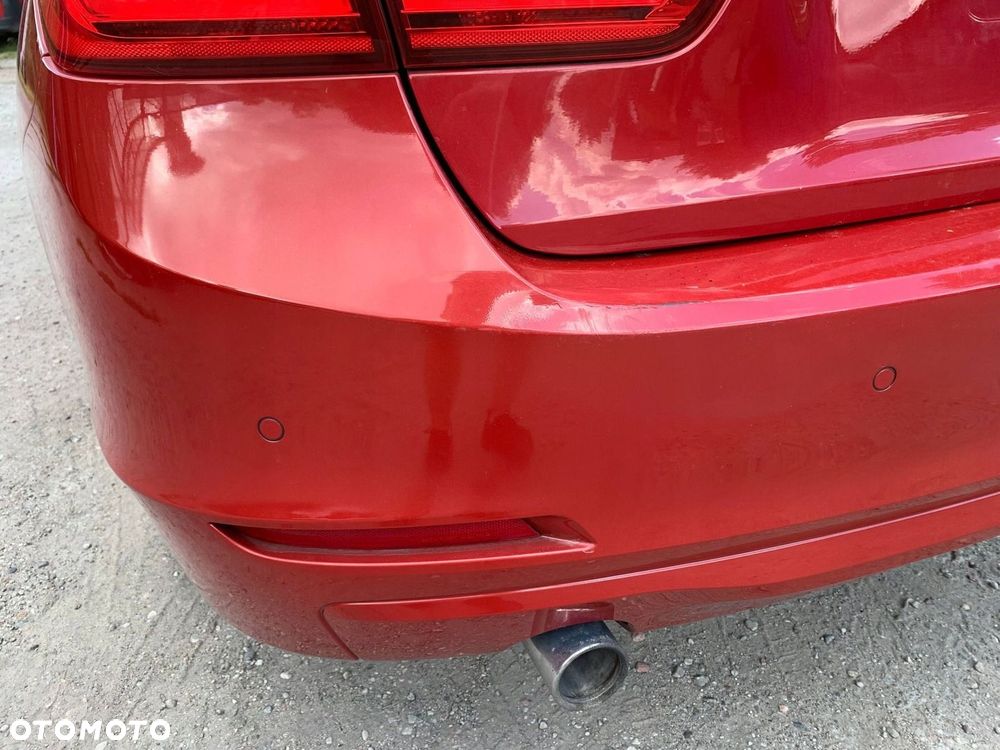 Zderzak tył tylny BMW 3 F30 sedan czerwony A75 WWA - 3