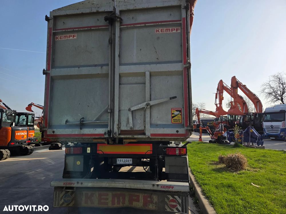 Kempf 50m3 FIER VECHI, 2017, axe BPW, Usi spate, Axa liftabila, jante aluminiu, Scena vizitare, prelata, Carte identitate RAR, rulata in Germania, posibilitate leasing-PROMOTIE 20.900 EUR+Tva - 12