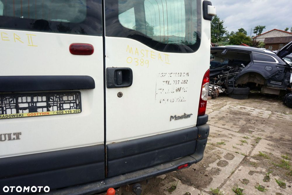 DRZWI TYLNE SKRZYDŁOWE PRAWE MASTER II LIFT O389  RENAULT 2003-2010 - 2