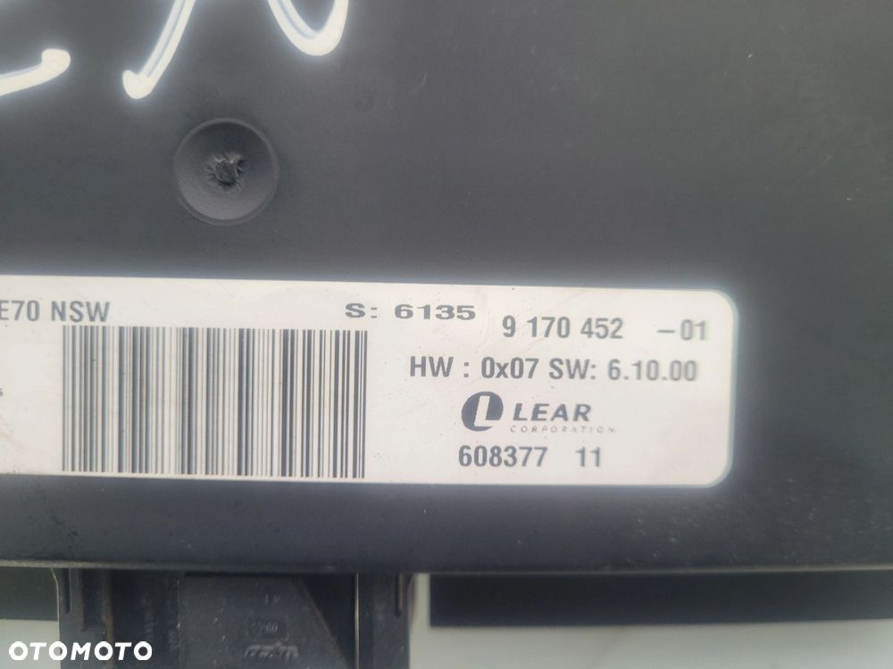 STEROWNIK MODUŁ ŚWIATEŁ BMW X5 E70 9170452 - 2