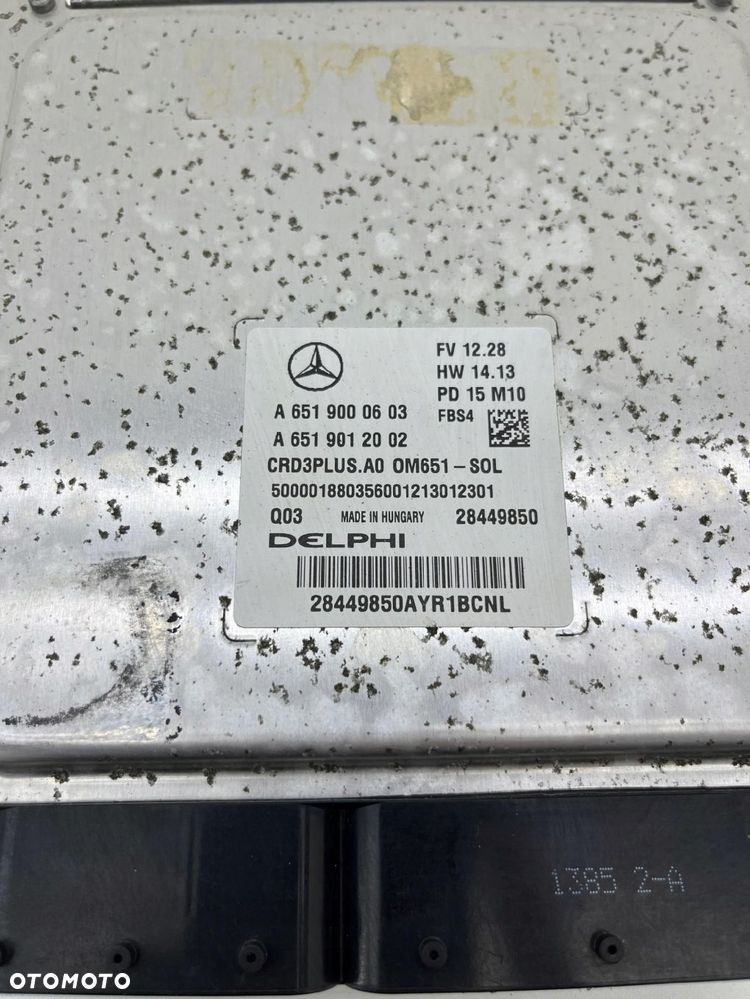 MERCEDES W205 MODUŁ KOMPUTER SILNIKA A6519000603 - 3