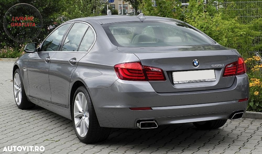 Difuzor de aer cu evacuare dubla BMW Seria 5 F10 F11 (2011-2017) 550I Design- livrare gratuita - 7