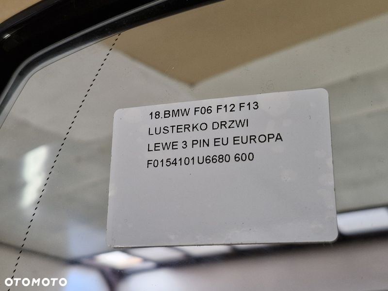 bmw f06 f12 f13 lusterko drzwi lewe 3 pin eu f0154101u6680 - 8
