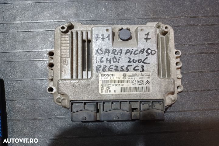 Calculator motor ECU 0281011392 - 1.6 HDI 0281011392 - 1.6 HDI Citroe - 1