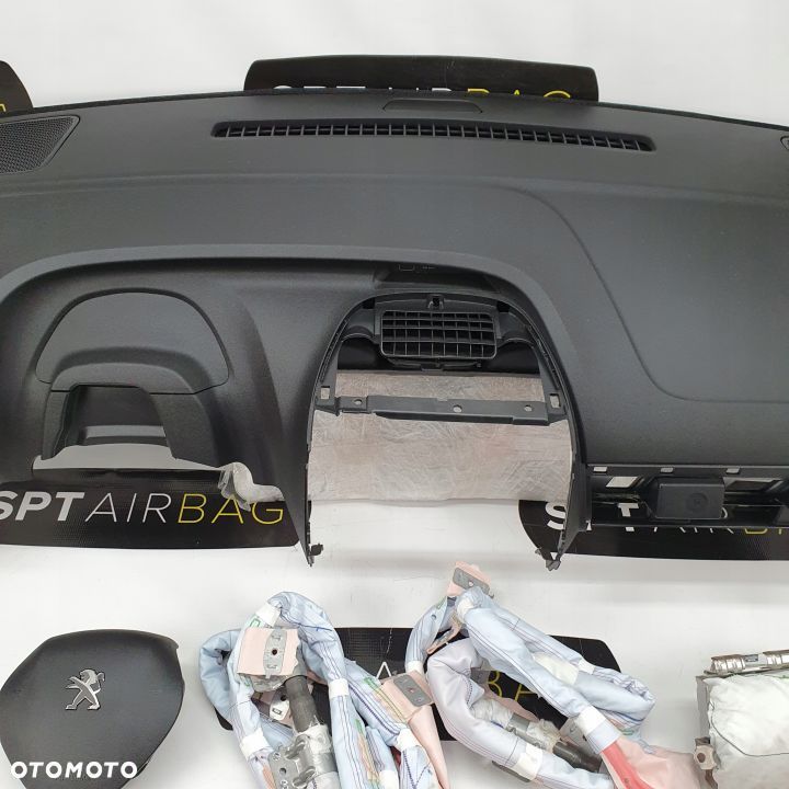 PEUGEOT 108 DESKA ROZDZIELCZA KONSOLA KOKPIT PULPIT PODUSZKI AIRBAG AIR BAG PASY KIT SET - 3