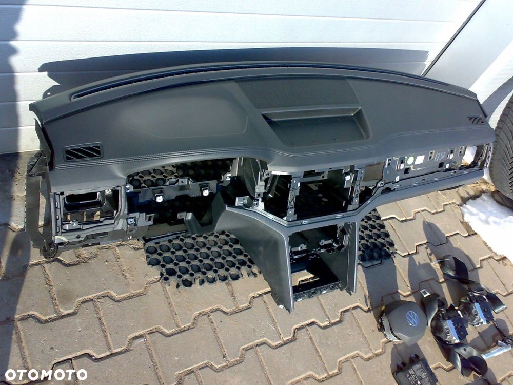 vw atlas cross sport 2021 - konsola deska pasy poduszki kpl. zestaw orginał - 3