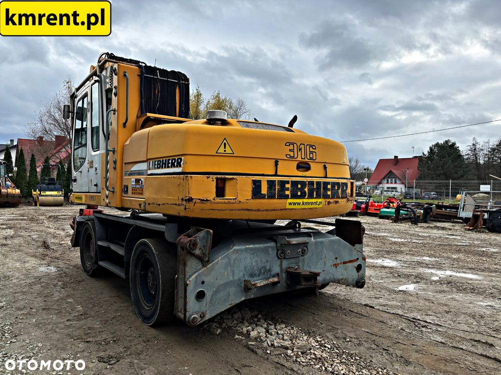 Liebherr A 316 KOPARKA KOŁOWA PRZEŁADUNKOWA DO ZŁOMU I DREWNA 2005R. |900 904 FUCHS 320 340 CAT 314 315 - 30