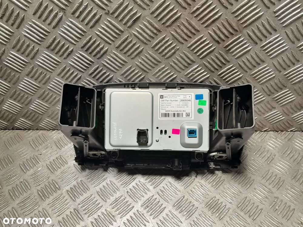 OPEL INSIGNIA WYŚWIETLACZ EKRAN NAWIGACJI 20935346 - 7