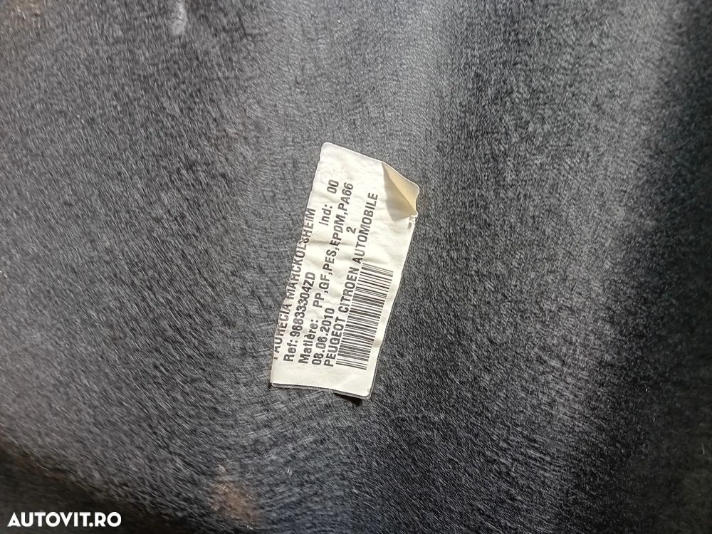 Polita Portbagaj Citroen C3 Pluriel An 2009-2012 - 7