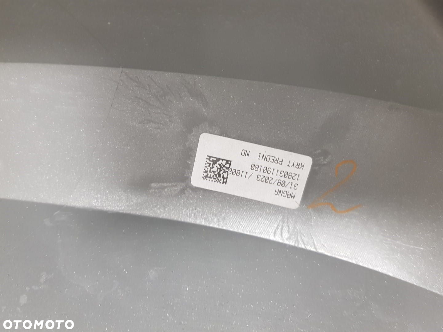 FABRYCZNIE NOWY ORYGINALNY W KOLOR LA7W ZDERZAK PRZEDNI PRZÓD SKODA FABIA III 3 14-18 6V0  6V0807221 - 9
