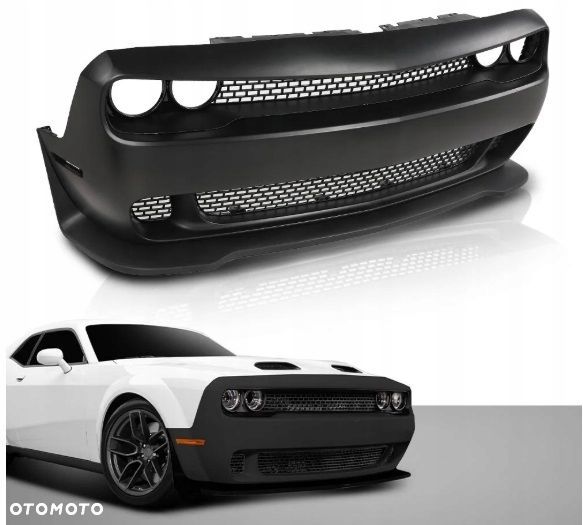 Zderzak przedni Grill kratki spoiler kpl SRT Dodge Challenger Lift 2014-17 - 2