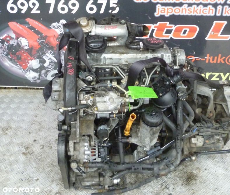 SILNIK SEAT LEON 1.9 TDI ALH 186 TYS  UKŁ. PALIW. - 1