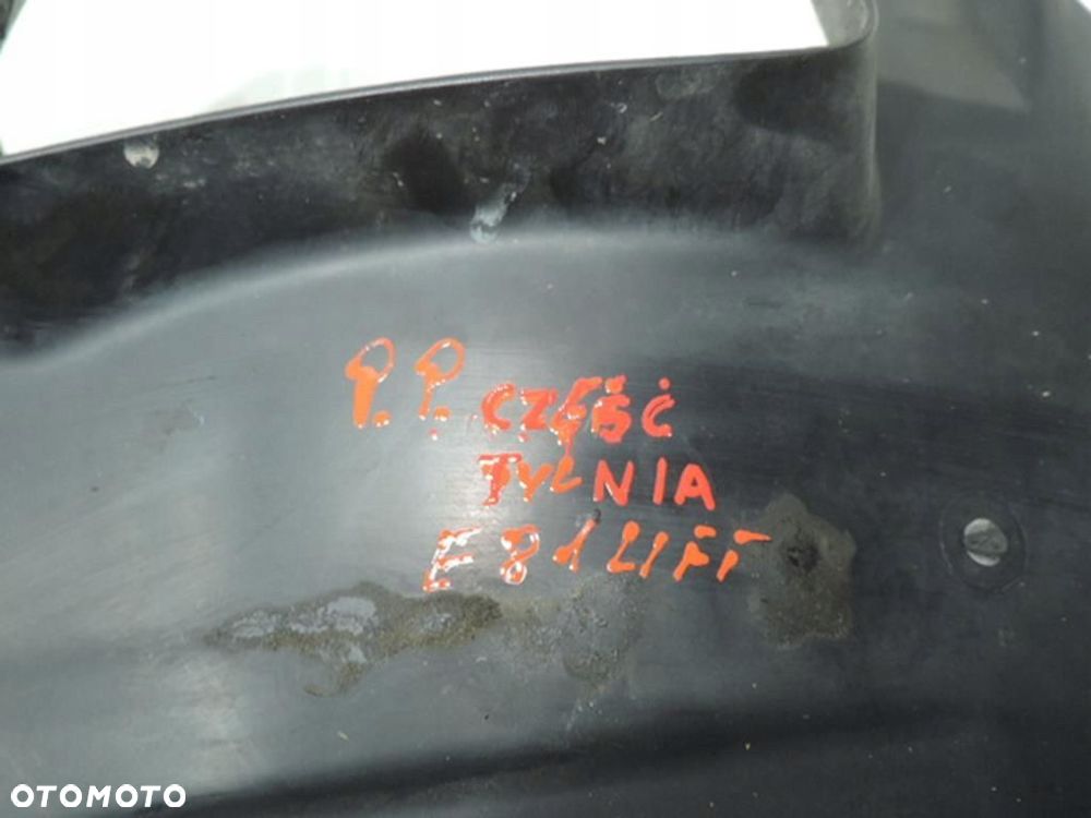NADKOLE PRAWY PRZÓD CZĘŚĆ TYLNA BMW E81 - 3