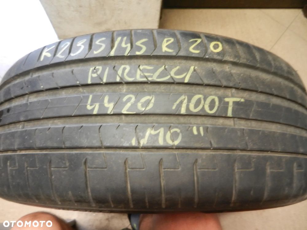 Opona pojedyńcza 235/45r20 pirelli p zero tm mo elect 6,4mm lato