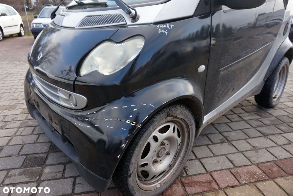 MASKA ZDERZAK BŁOTNIKI LAMPY FORTWO I LIFT 450 EA4  SMART 2003-2007 CZARNY PRZÓD KOMPLETNY - 9