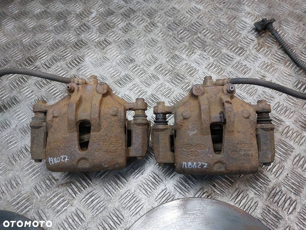 TARCZE HAMULCOWE PRZÓD + ZACISKI HYUNDAI I30 I 1.6 CRDI 280MM ŁADNE TARCZE - 7