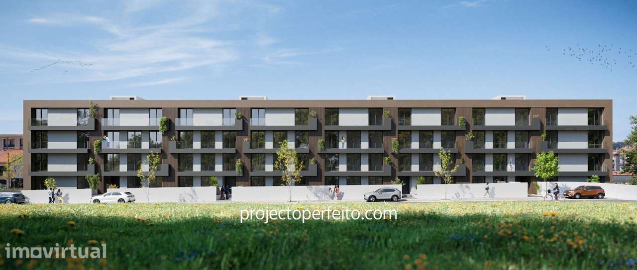 Apartamento T2 para venda em Arcozelo, último andar com terraço/varand - Grande imagem: 5/11