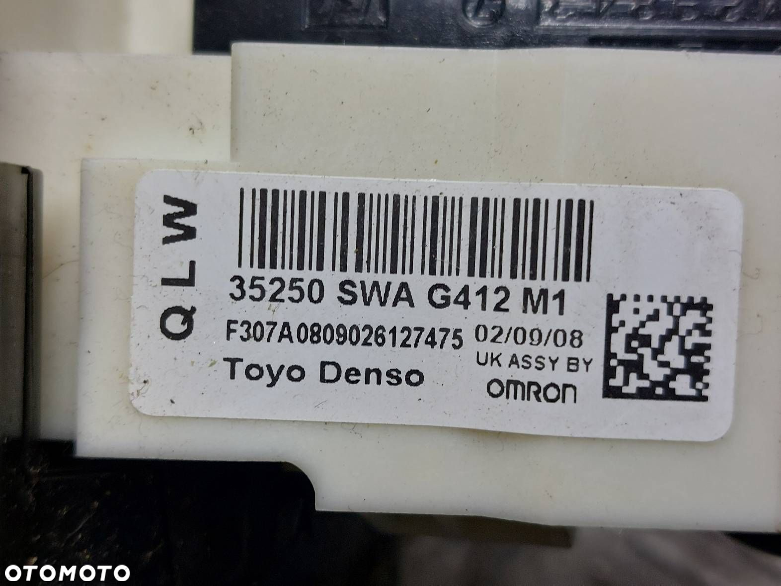 MANETKA PRZEŁĄCZNIK ZESPOLONY HONDA CR-V III 35250-SWA-G412-M1 - 4