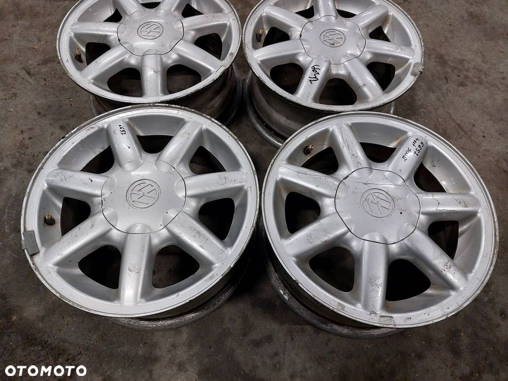 FELGI ALUMINIOWE 4SZT 4x100 6Jx14 ET45 FI57,1 VW GOLF POLO 1H0601025R - 3