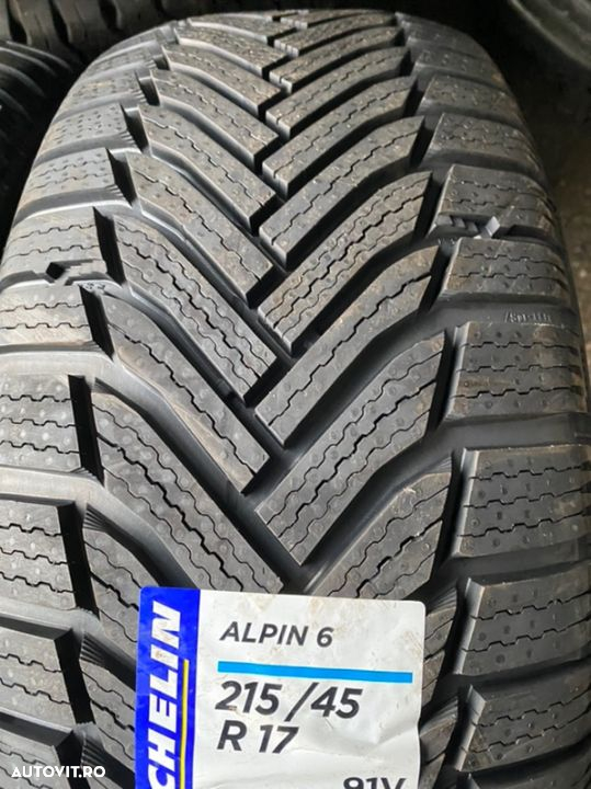 vand 2 anvelope 215/45/17 michelin de iarnă noi - 3