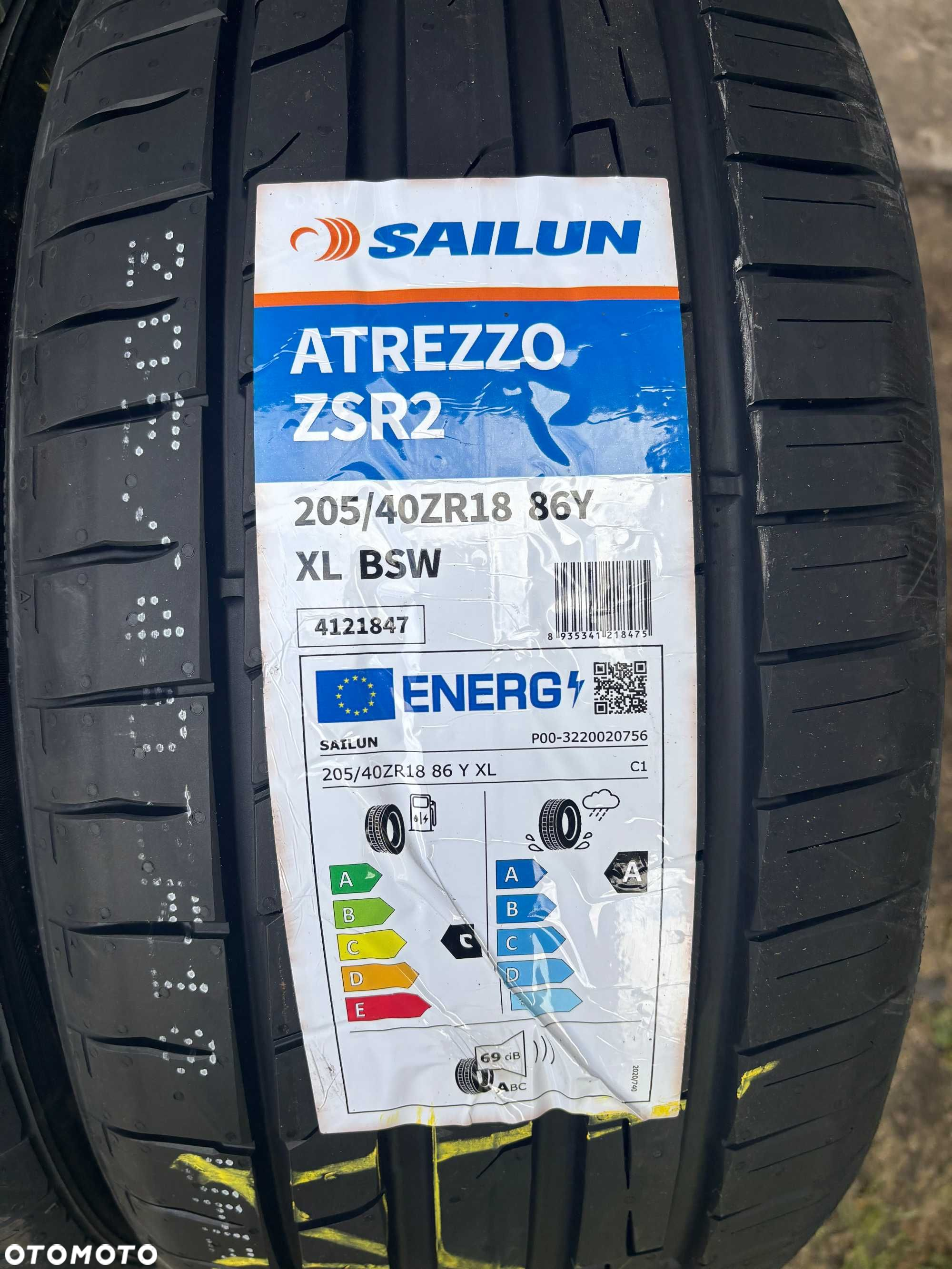 Okazja opony letnie 205/40R18 86Y SAILUN ATREZZO ZSR2 NOWY MODEL 2025 - 2