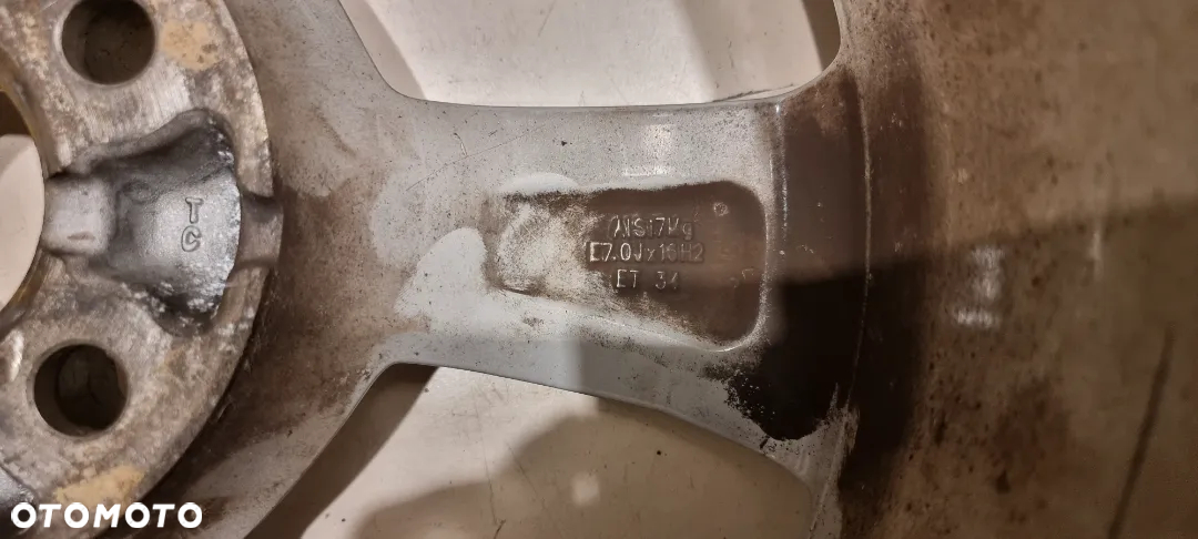 Felga aluminiowa 16" AUDI A1 8XA 7Jx16H2 ET34 - 3