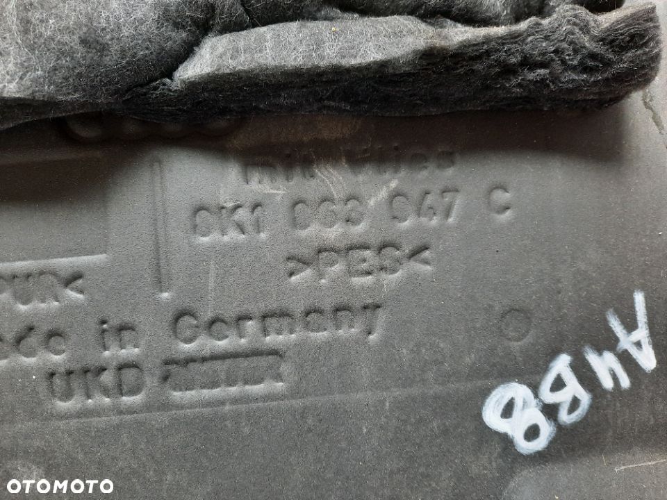 WYGŁUSZENIE ŚCIANY GRODZIOWEJ 8K1863947C AUDI A4 B8 KOMBI - 3