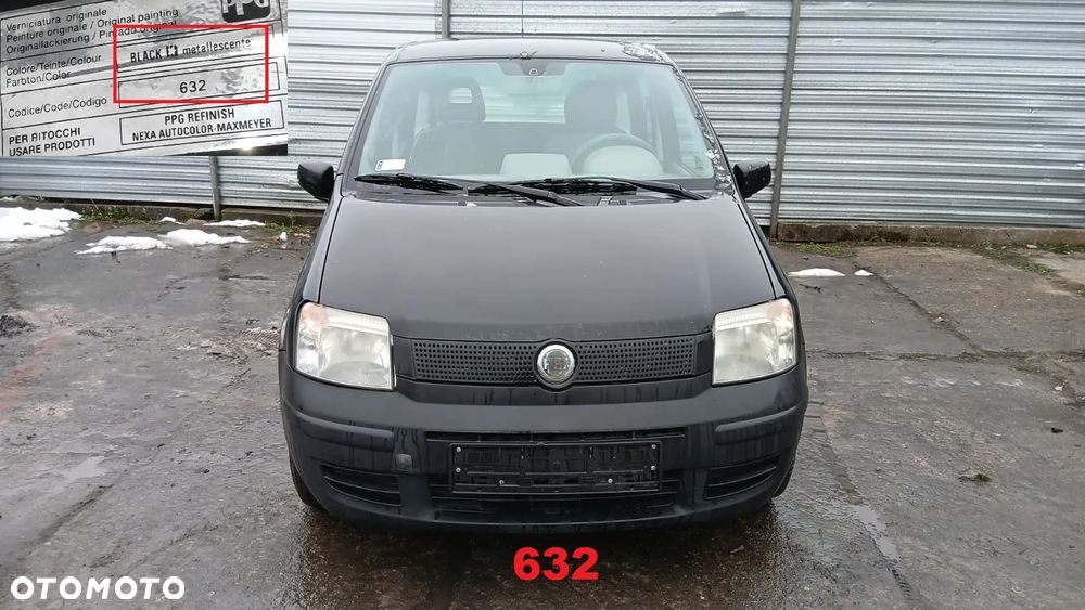 Tylko Części Fiat Panda II 1.1 8V mpi 187A1.000 03r-06r lakier 632 - 1