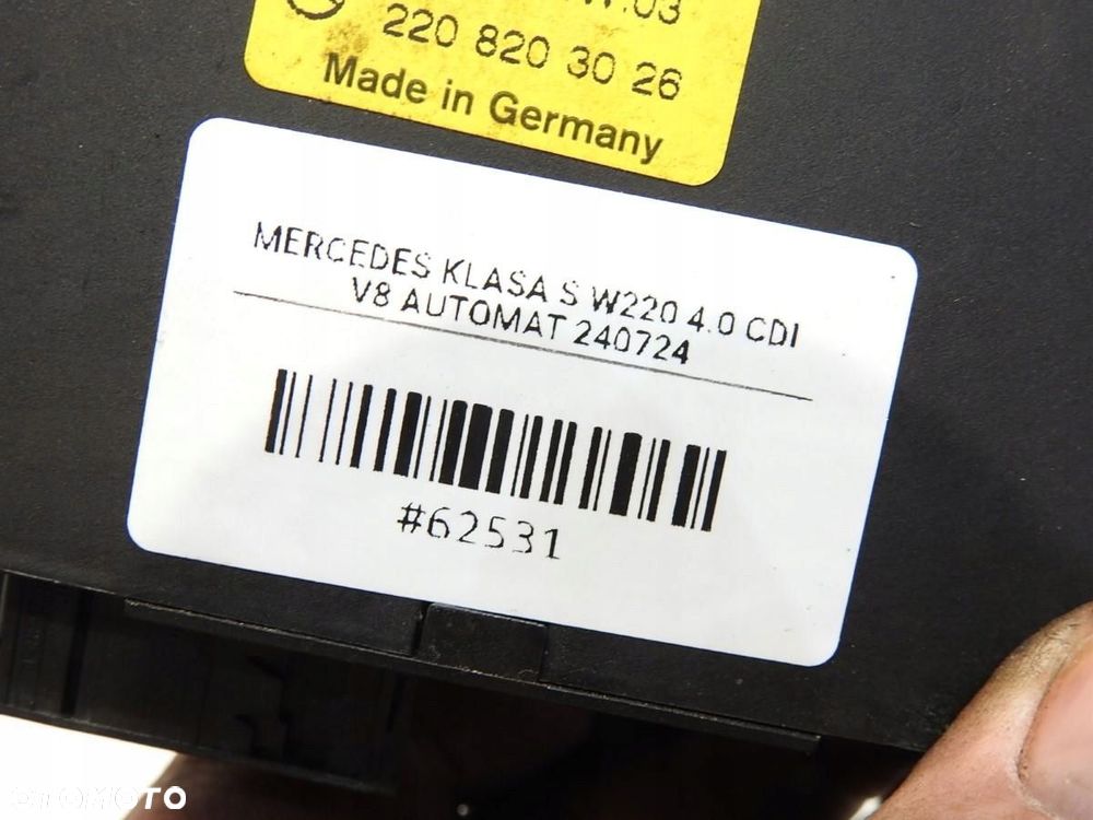 MODUŁ STEROWNIK ŚWIATEŁ MERCEDES W220 2208203026 - 4
