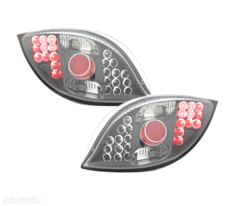 FAROLINS TRASEIRO LED FORD KA 96-08 VERMELHO CROMADO - 2