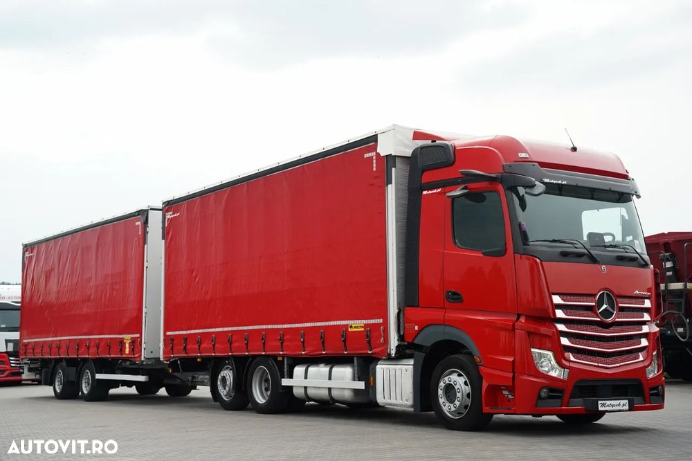 Mercedes-Benz ACTROS 2545 / TANDEM COMBINAT 120 M3 / TRANSIT / 6x2 / PUNTE RIDICATĂ / BIG SPACE / WIELTON / 2021 - 4
