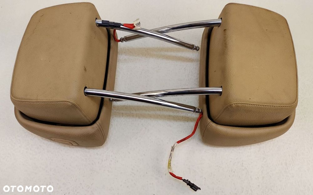 bmw x5 e70 06-13 aktywny zagłówek fotela przedniego jasna skóra - 7