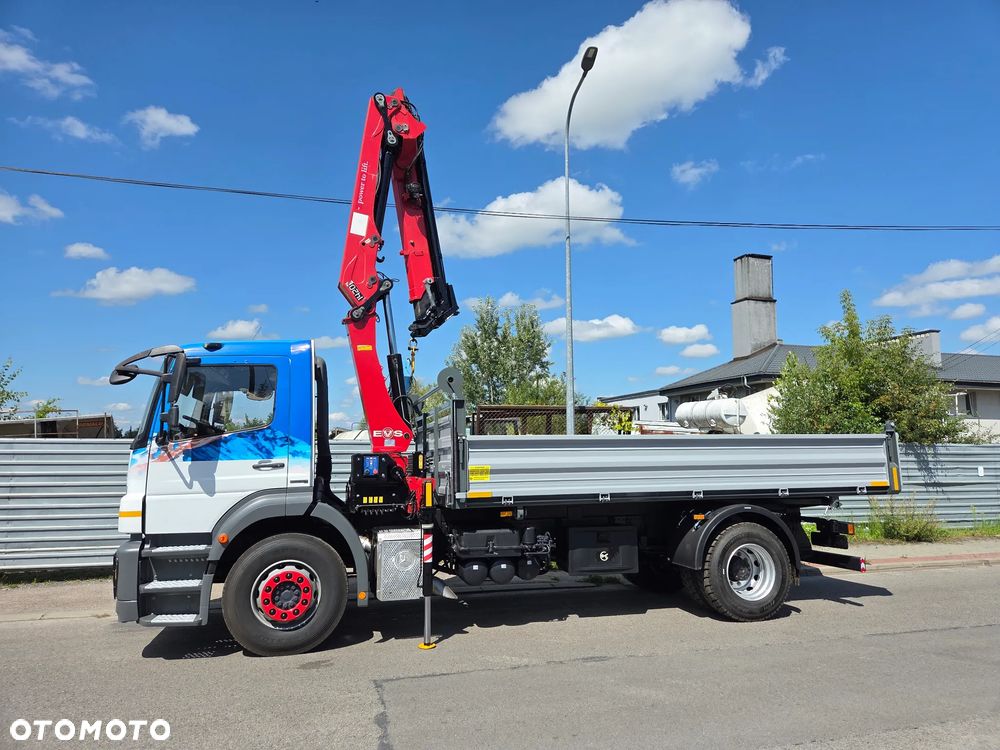 Mercedes-Benz AXOR 1824 // HDS HMF 1420-K3 3 WYSUWY + PILOT // NOWY KIPER // ŻURAW DŹWIG CRANE KRAN - 14