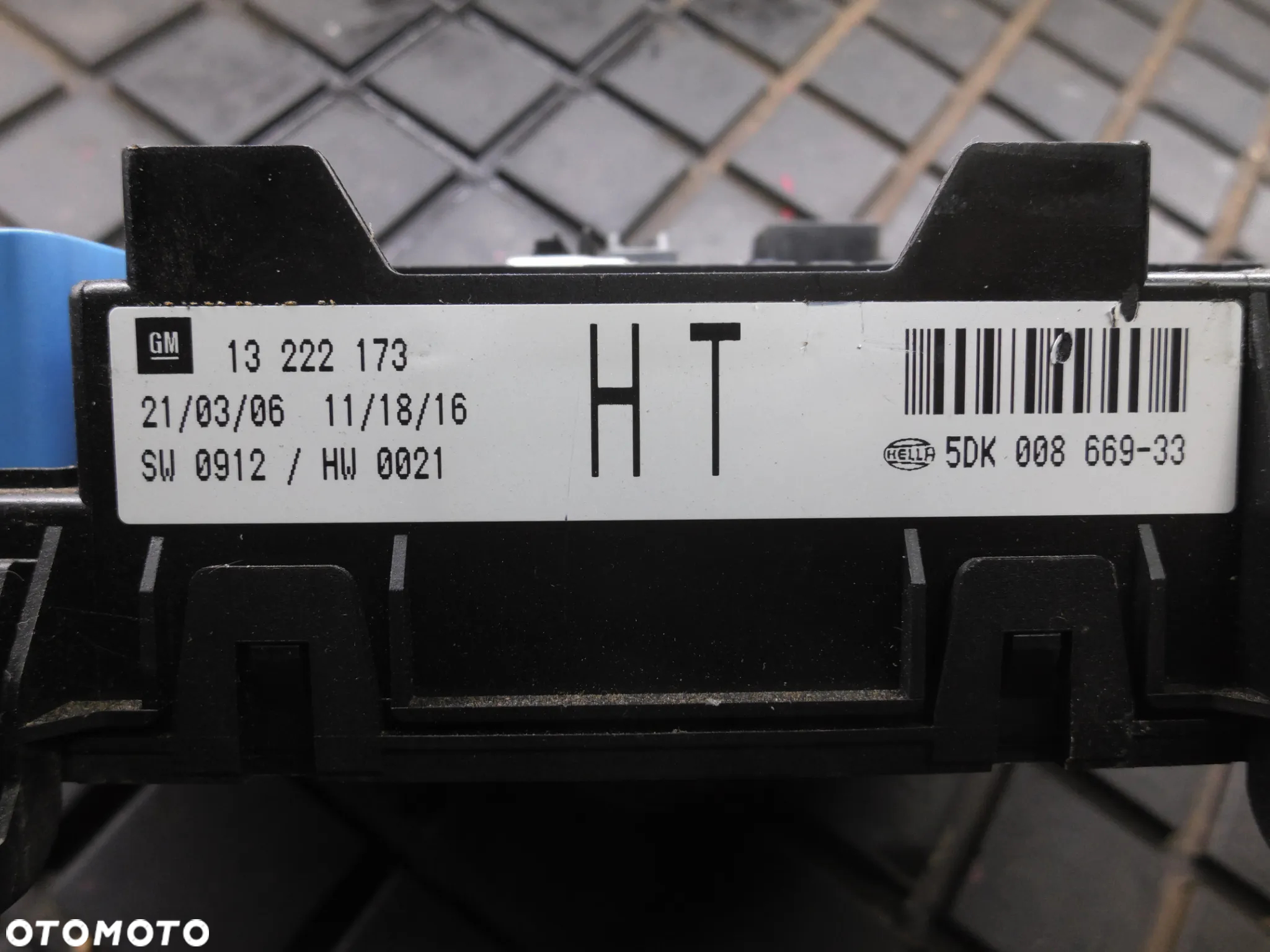OPEL ASTRA H  1.9 CDTI STEROWNIK ZESTAW STARTOWY 0281012549 55198922 - 9