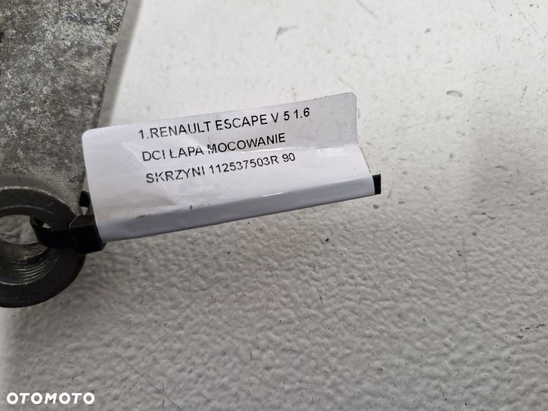 RENAULT ESCAPE V 5 1.6 DCI ŁAPA MOCOWANIE SKRZYNI 112537503R - 6