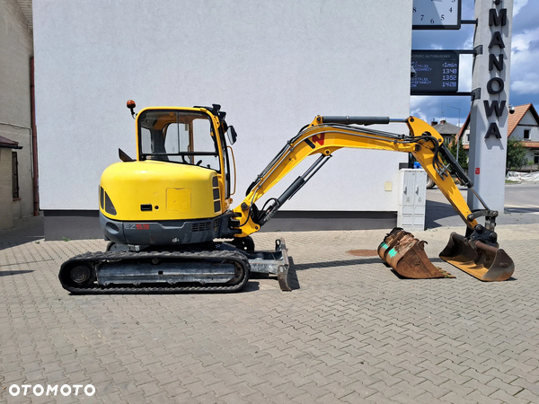 Wacker Neuson EZ 53 waga 5t TON * 3 ŁYŻKI * silnik Perkins turbo 60KM * 2016r 4570 mtg koparka minikoparka oświetlenie