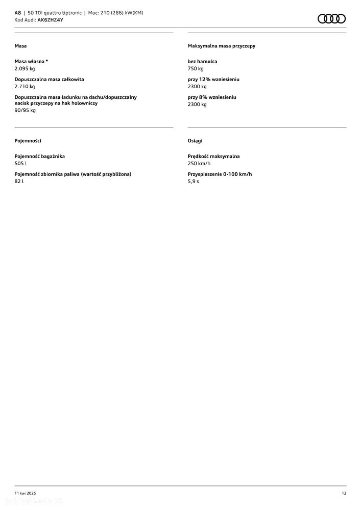 Audi A8 50 TDI quattro tiptronic - 39