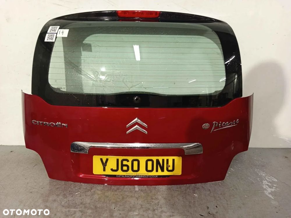 ! KLAPA TYŁ TYLNA BAGAŻNIKA DO CITROEN C3 PICASSO KJC KJCC BORDOWY - 1