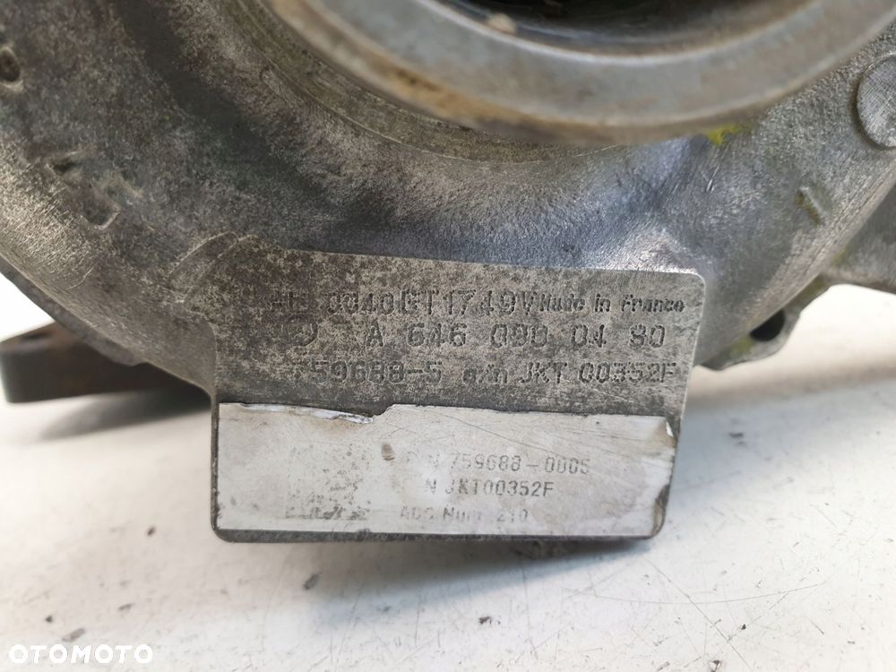 TURBOSPRĘŻARKA Mercedes Sprinter 906 2.2 CDI _ TURBO - 16