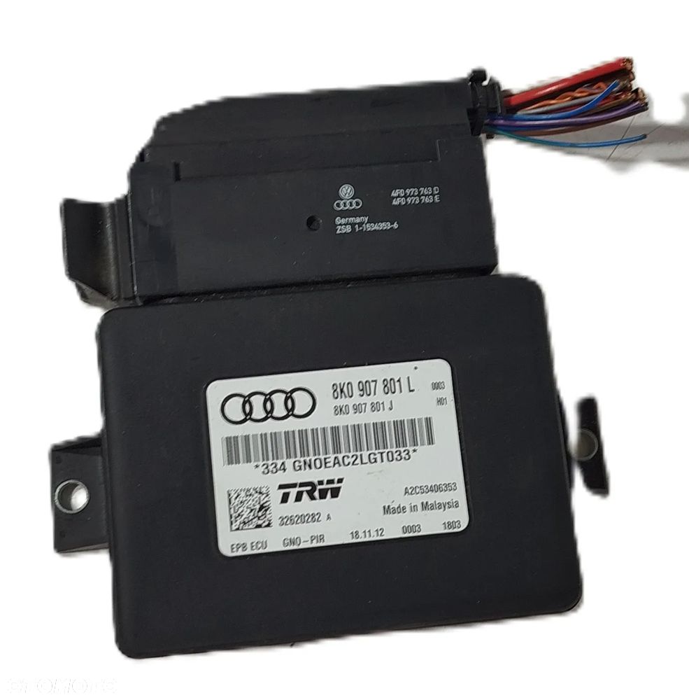 AUDI A4 S4 B8 A5 S5 8T Q5 moduł sterownik hamulca ręcznego 8K0907801L - 1