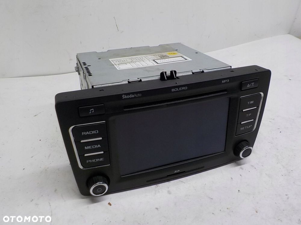 SKODA OCTAVIA II SUPERB II RADIO BOLERO 1Z0035156F - 5